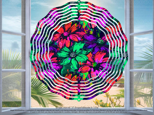 Wind Spinner 3D Png, Wind Spinner 3D Sublimation Design, 3D Wind Spinner For Outdoor Design, Wind Spinner Template, 3D Png