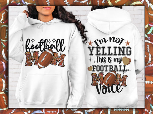 T Shirt Football Mom PNG file for sublimation printing, DTG printing, Football T Shirt Sublimation designs, Football T-shirt design, Football Mom t-shirts, PNG , Football Png T Shirt Design
